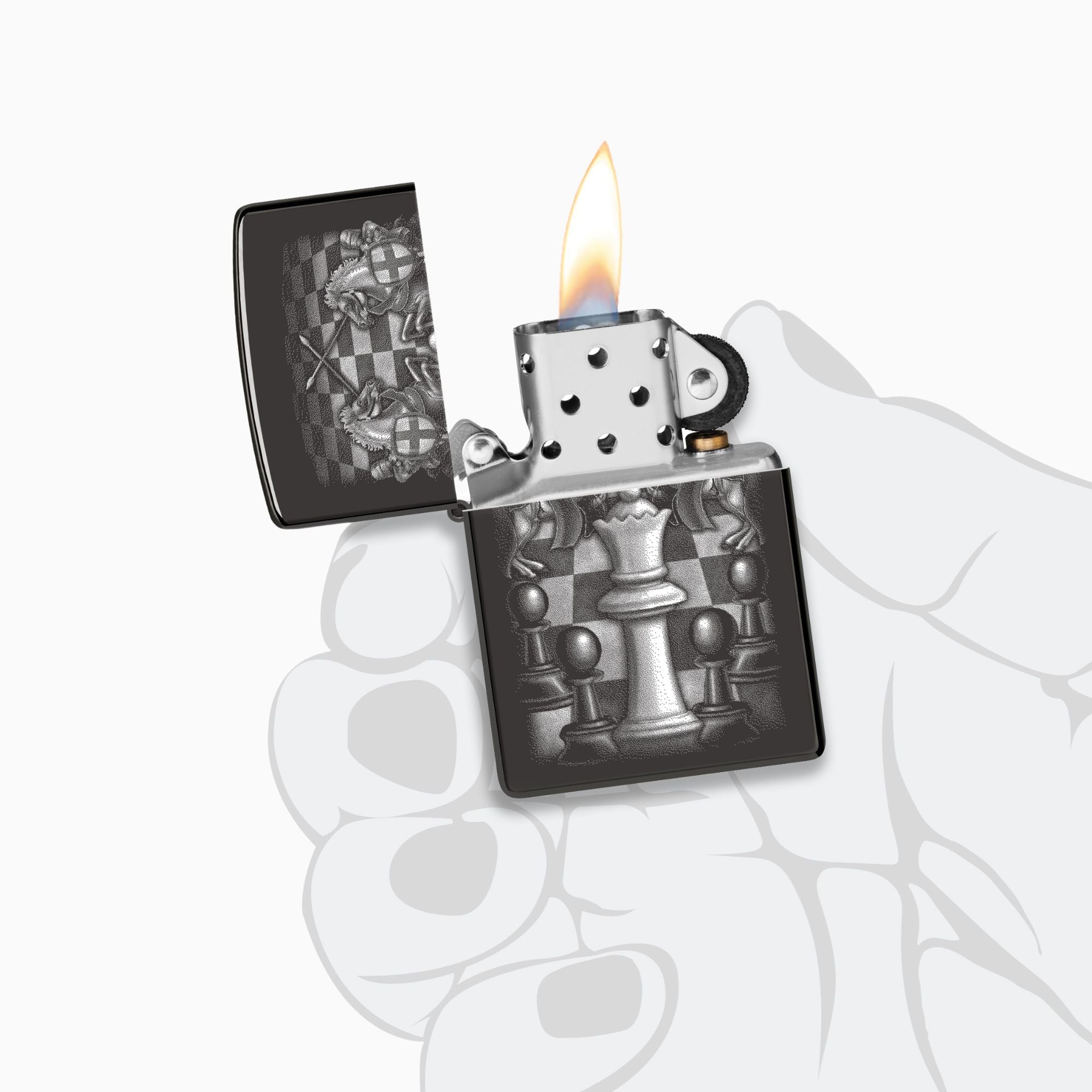 Zippo Chess Design Windproof Lighter