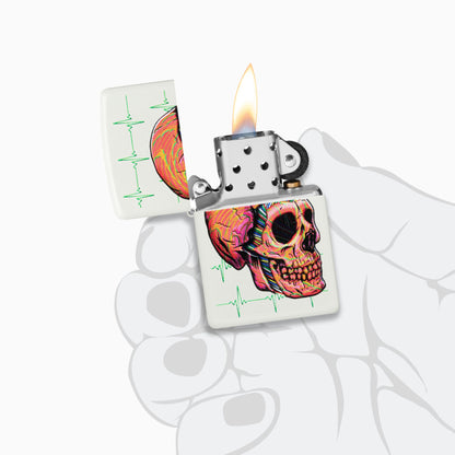 Zippo Cyber Skull Design Windproof Lighter