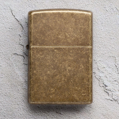 Zippo Classic Antique Brass Windproof Lighter