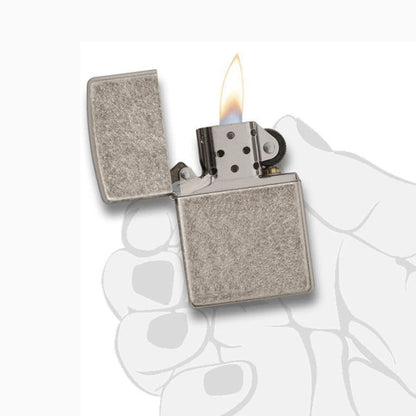 Zippo Armor® Antique Silver Plate Windproof Lighter