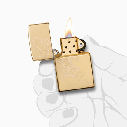 Zippo Tiger Design Windproof Lighter