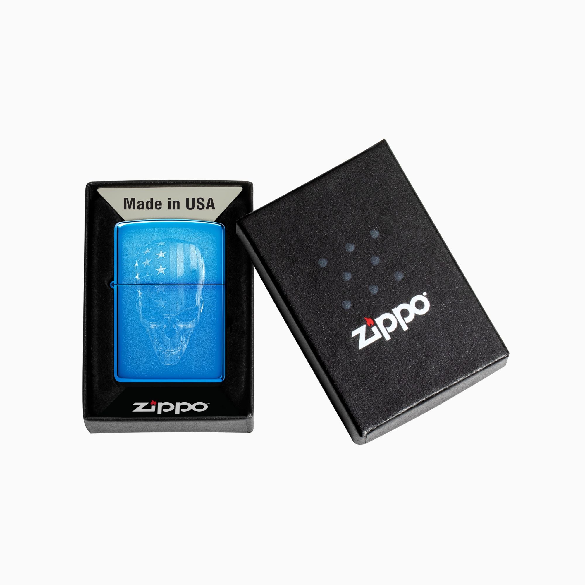Zippo American Skull Design Windproof Lighter