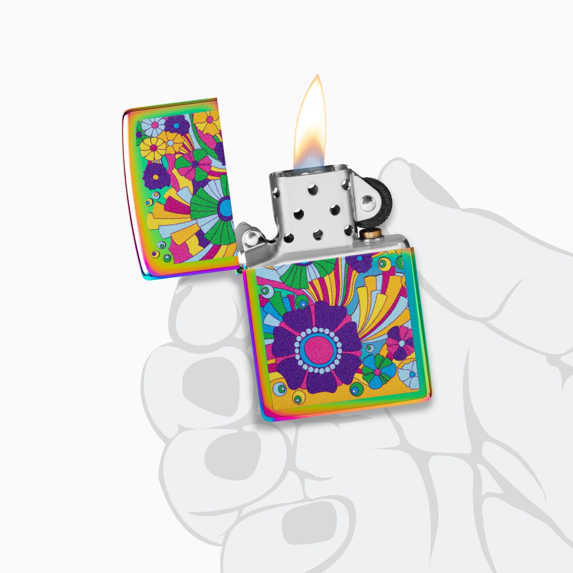 Zippo Vintage Flowers Design Windproof Lighter