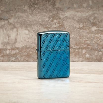 Zippo Armor High Polish Blue Diamonds