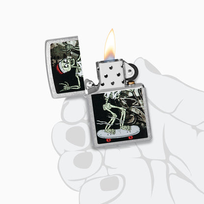 Zippo Skateboard Design Windproof Lighter