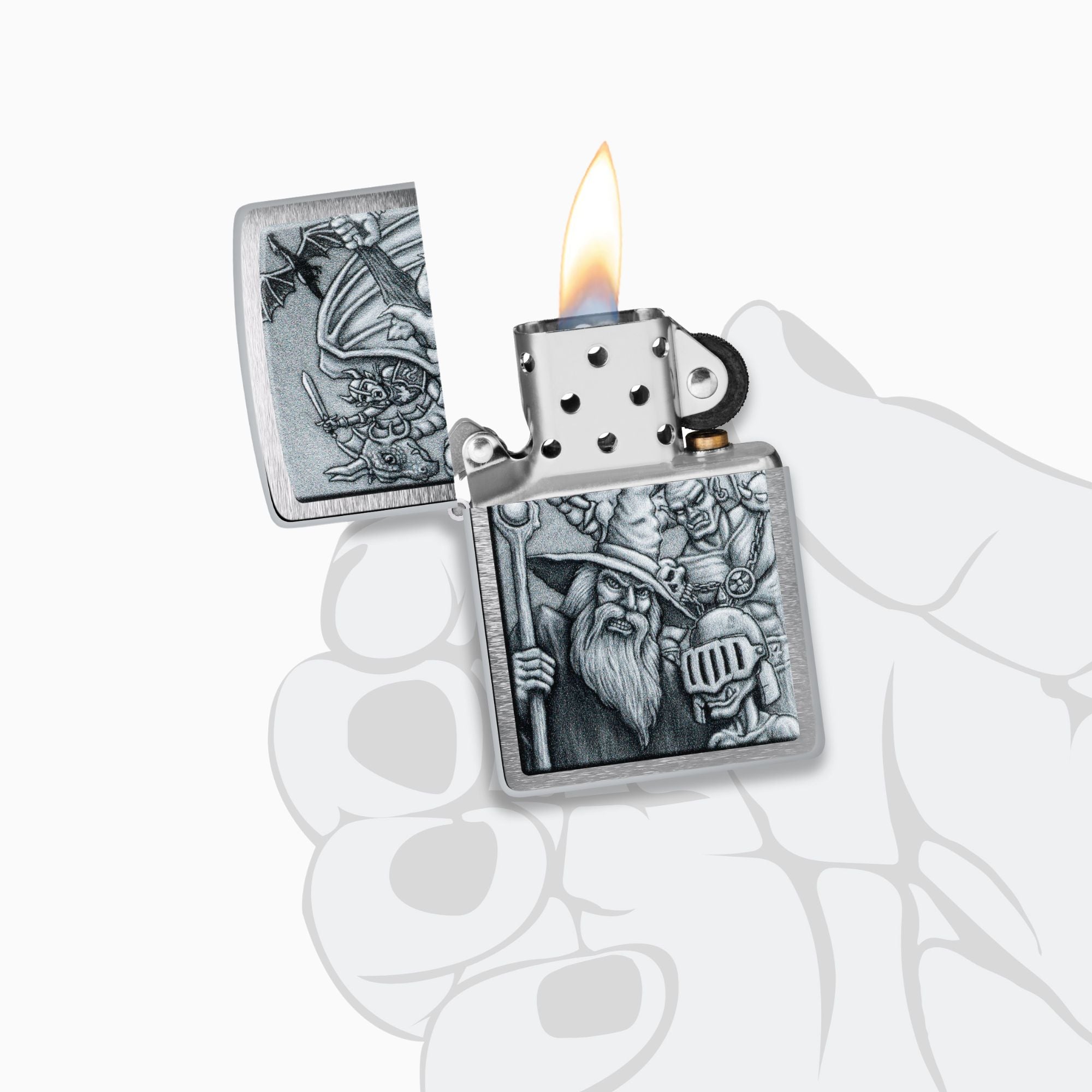 Zippo Mystical Beings Design Windproof Lighter