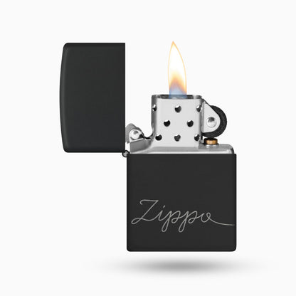 Zippo Script Design Windproof Lighter