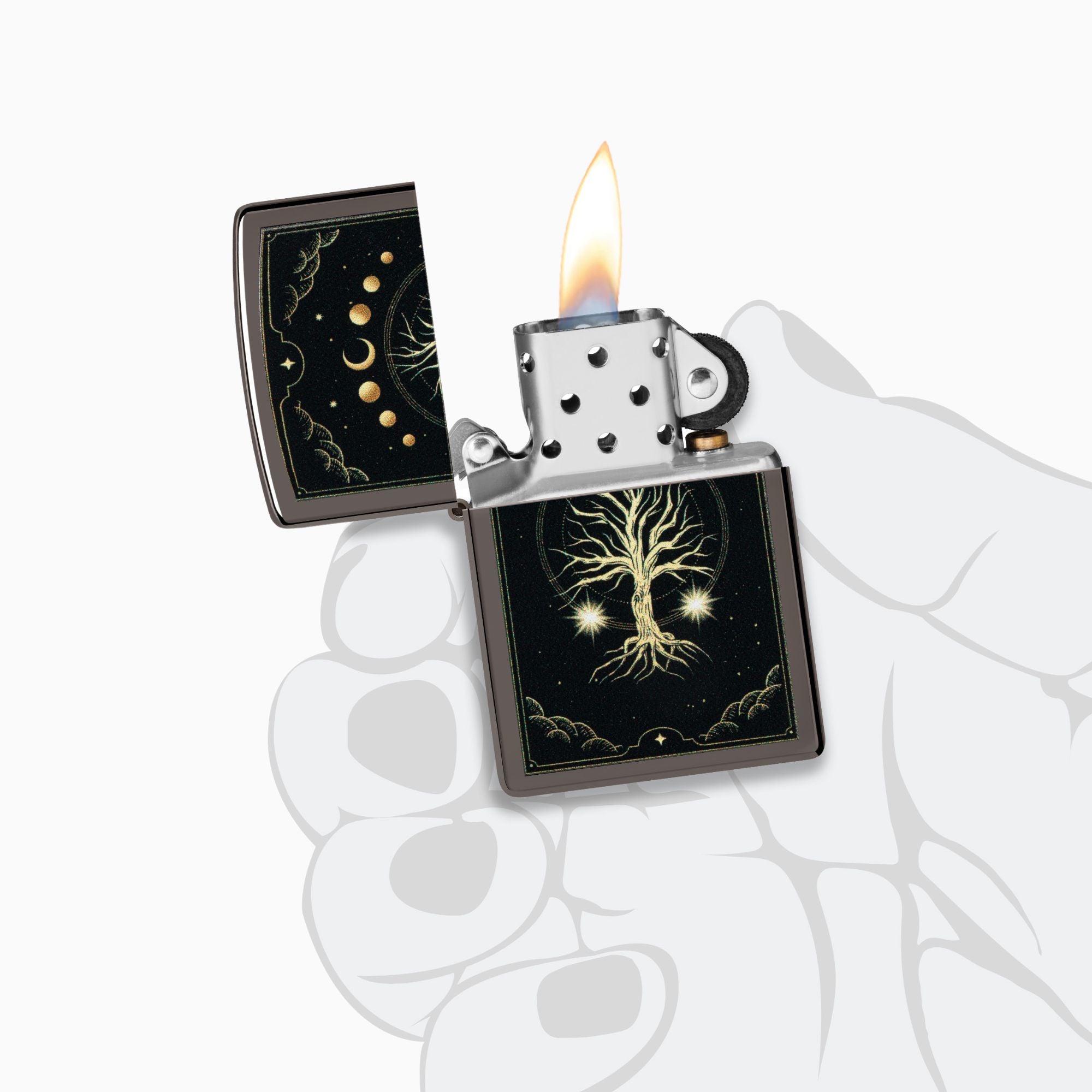 Zippo Mystic Nature Design Windproof Lighter