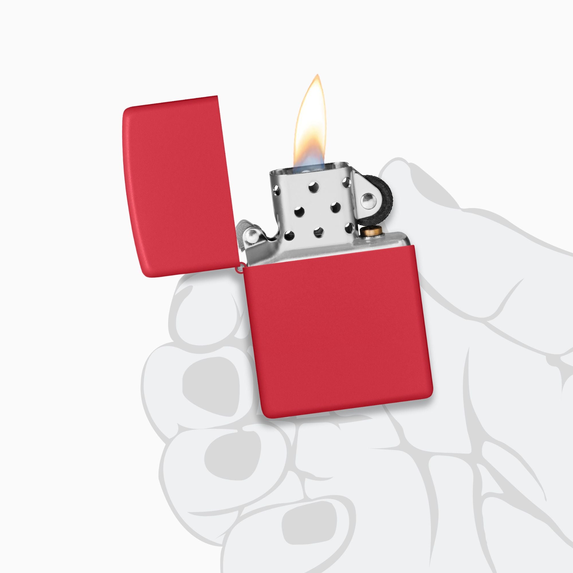 Zippo Classic Red Matte Windproof Lighter
