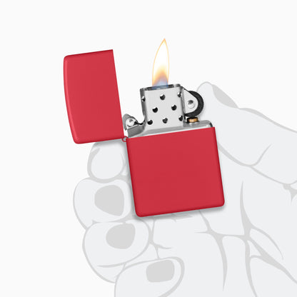 Zippo Classic Red Matte Windproof Lighter