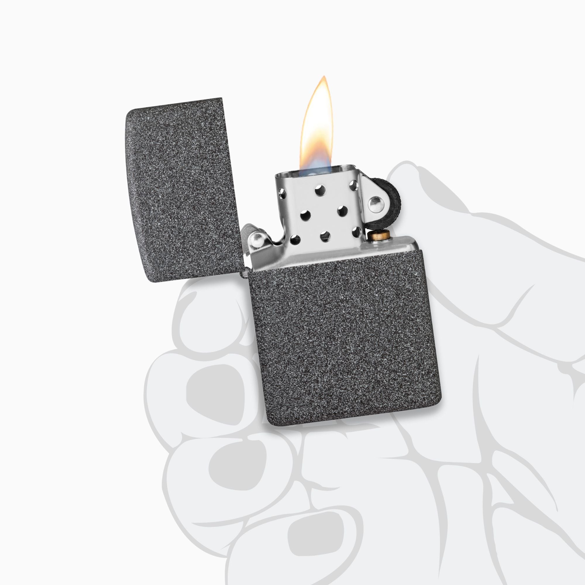 Zippo Classic Iron Stone Windproof Lighter