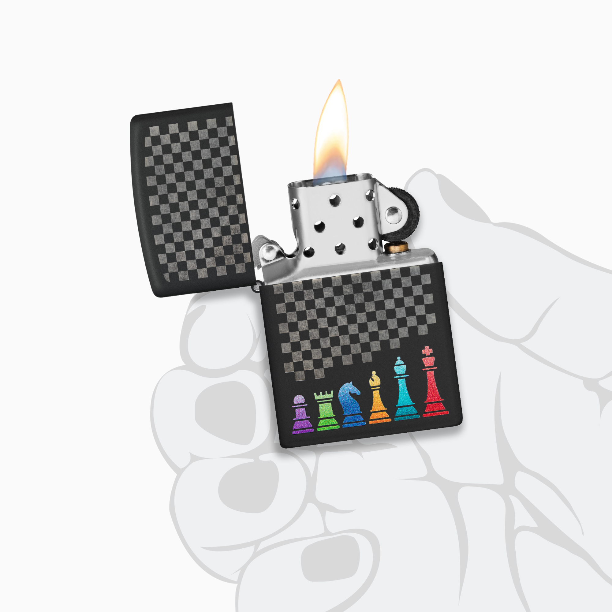 Zippo Chess Pieces Design Windproof Lighter