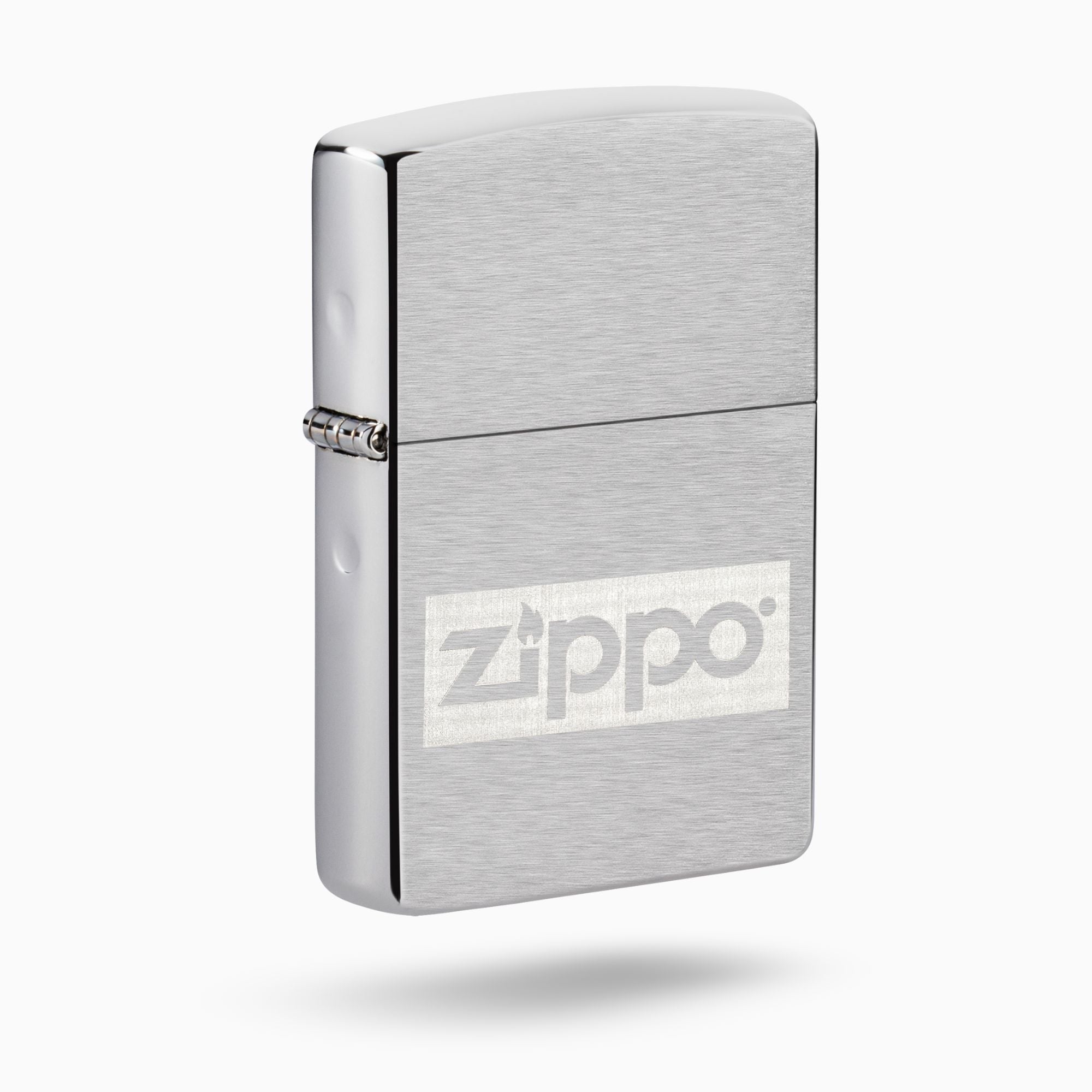 Zippo Chrome Lighter And Flask Gift Set