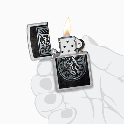 Zippo Dragon Shield Design Windproof Lighter