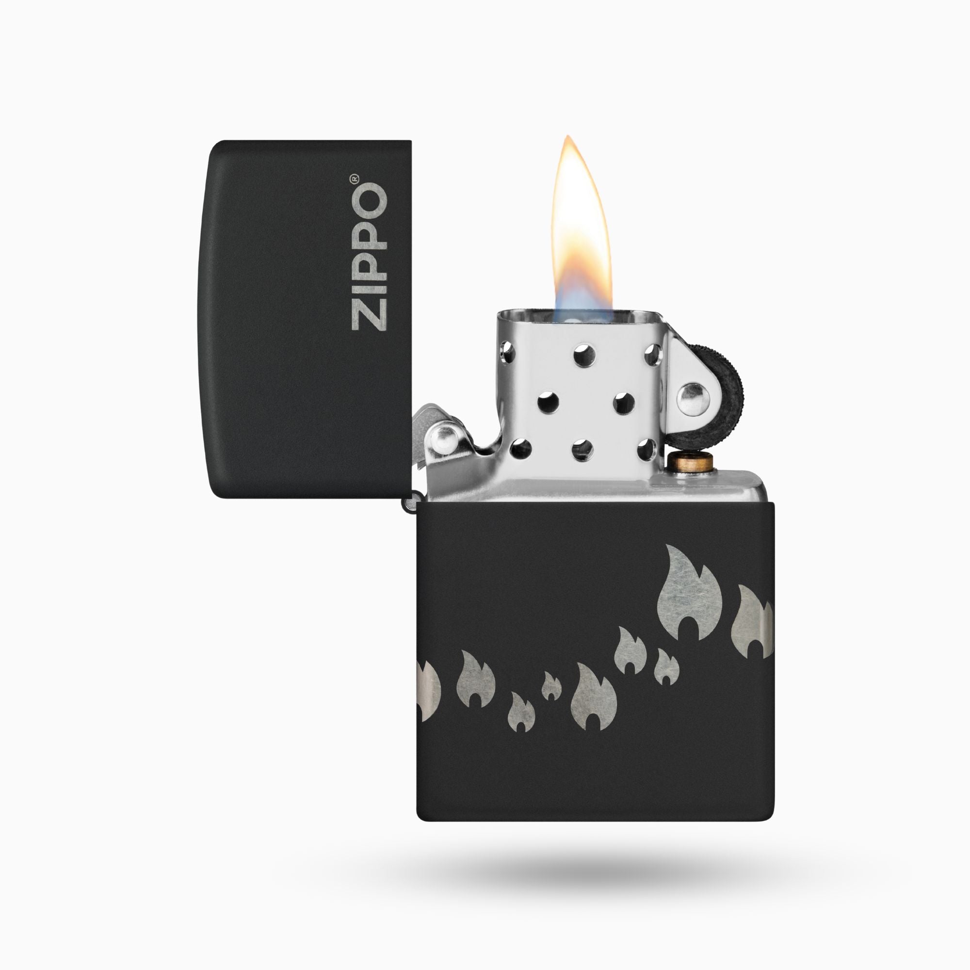 Zippo Black Flame Design Windproof Lighter