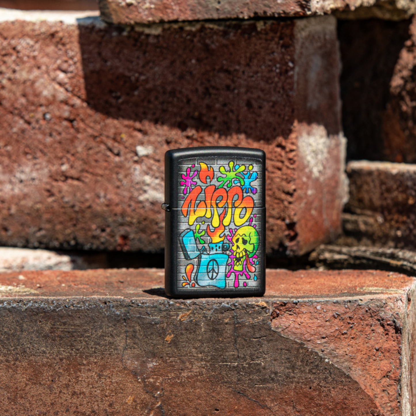 Zippo Street Art Design Windproof Lighter