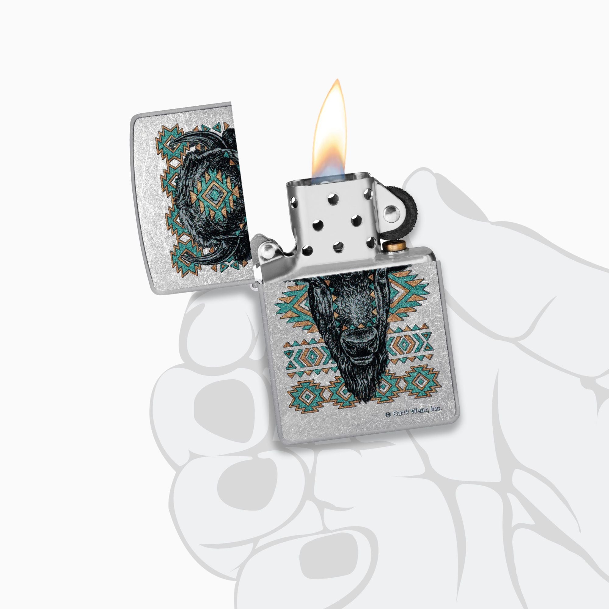 Zippo Buck Wear™ Bison Windproof Lighter