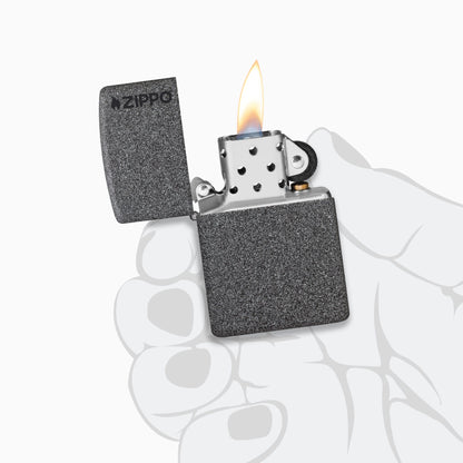 Zippo Classic Iron Logo Windproof Lighter