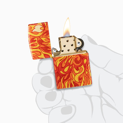 Zippo Fire Design Windproof Lighter
