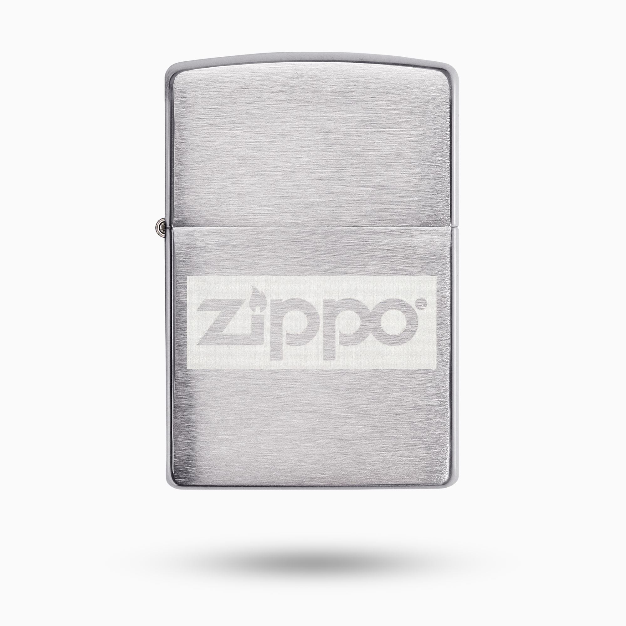 Zippo Chrome Lighter And Flask Gift Set