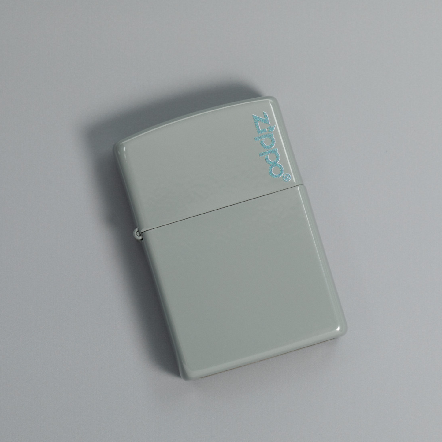 Classic Flat Grey Zippo Logo Windproof Lighters