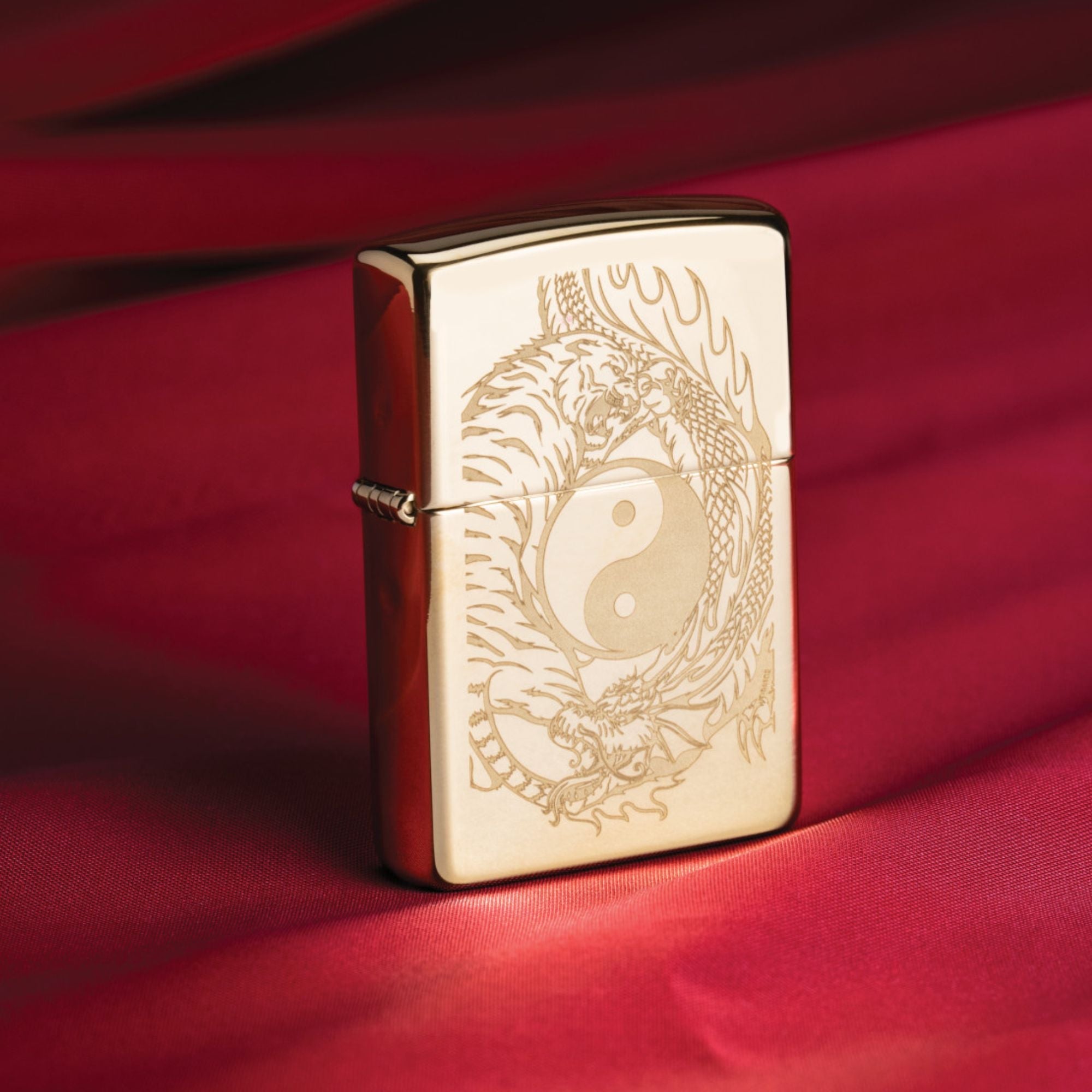 Zippo Tiger and Dragon Design Windproof Lighter