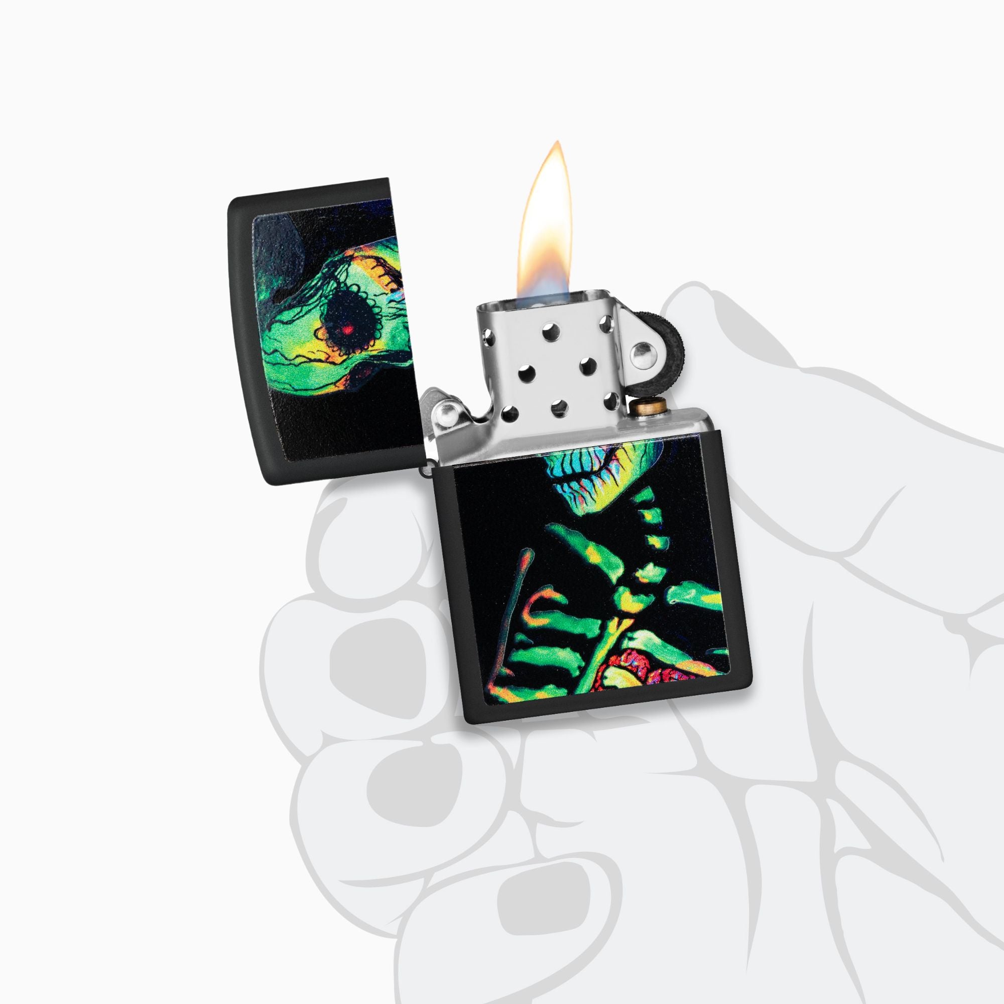 Zippo Sugar Skeleton Windproof Lighter