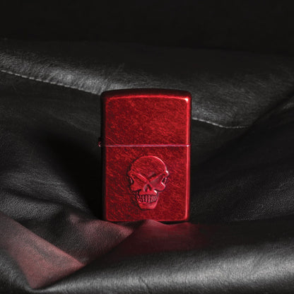 Zippo Doom Red Skull Windproof Lighter