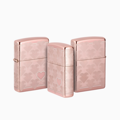 Zippo Heart Design Windproof Lighter