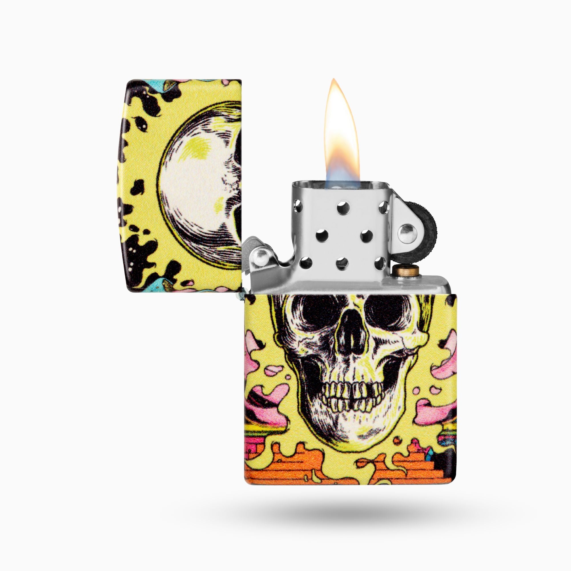Zippo Trippẏ Skull Windproof Lighter