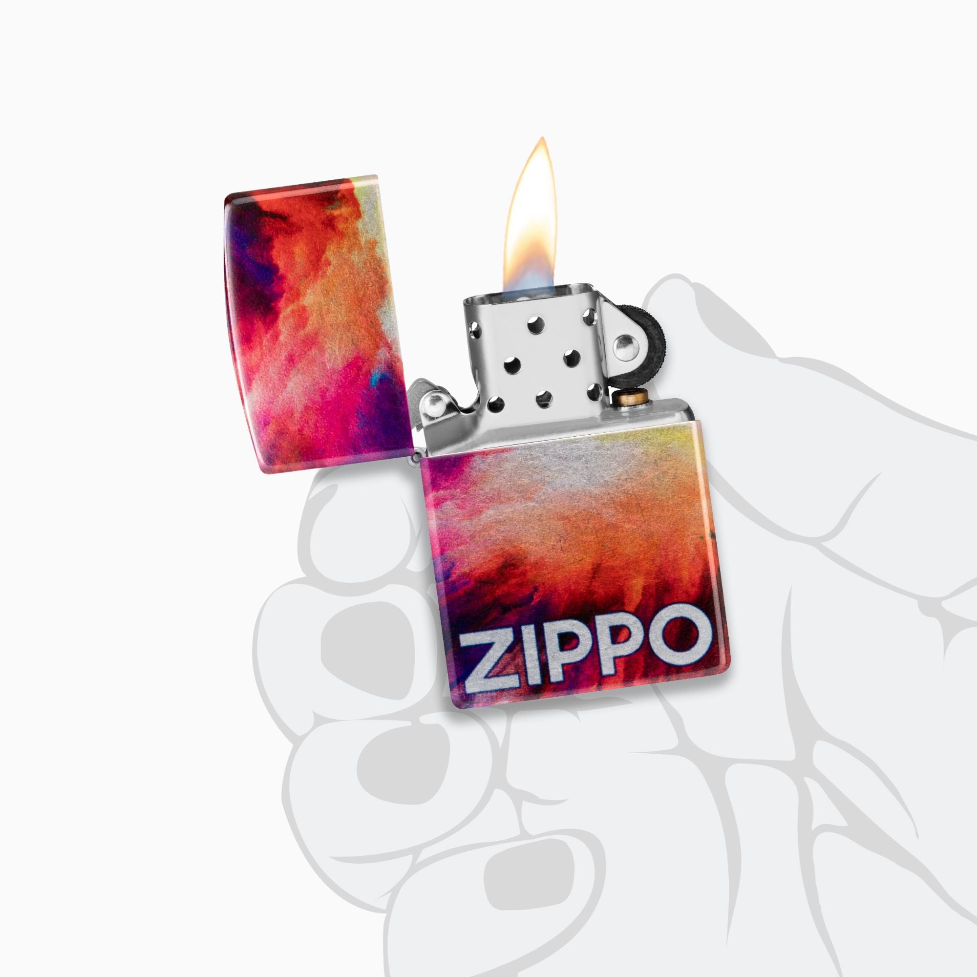 Zippo Tie Dye Design WIndproof Lighter
