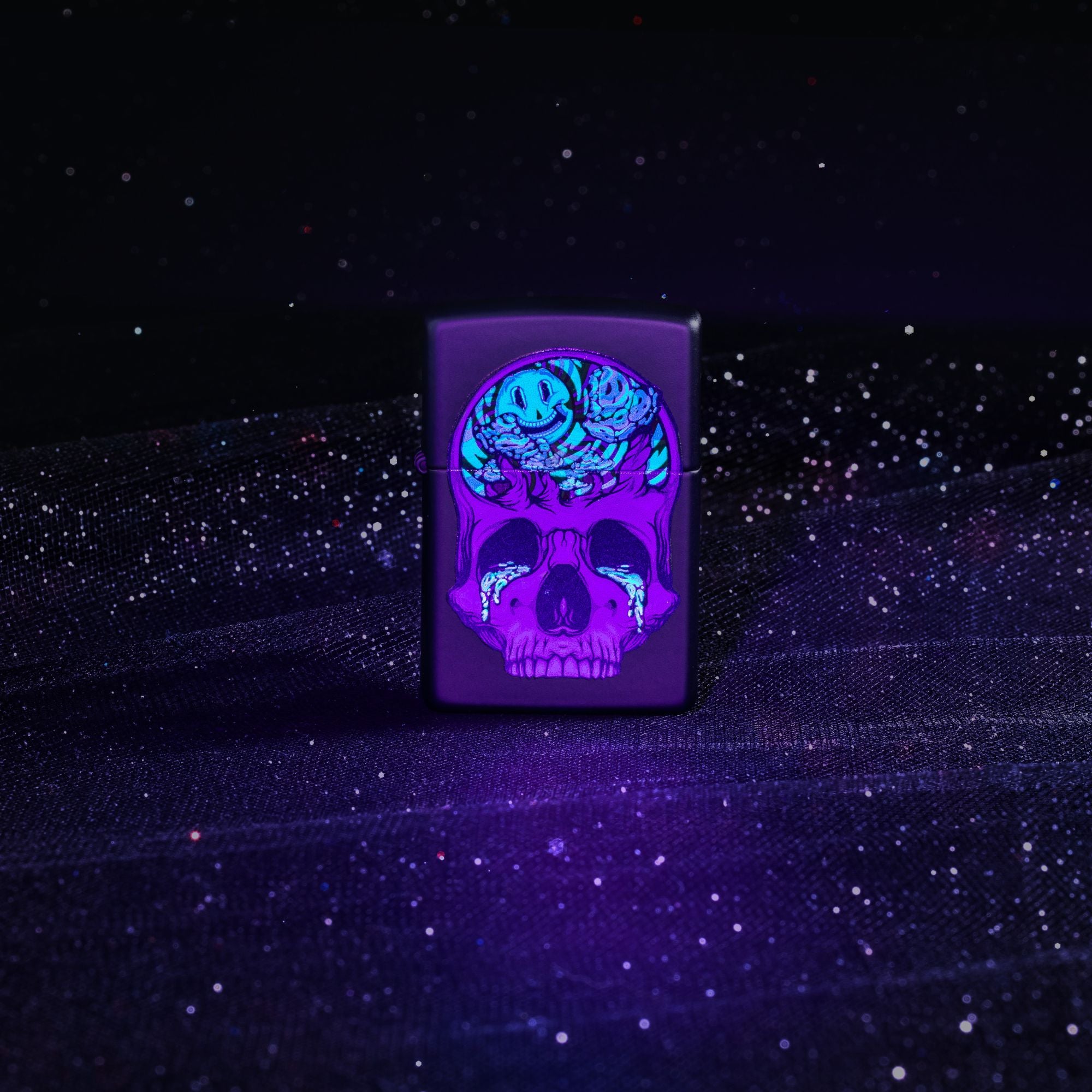 Zippo Skull Moon Design Windproof Lighter