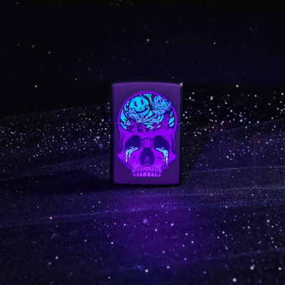 Zippo Skull Moon Design Windproof Lighter