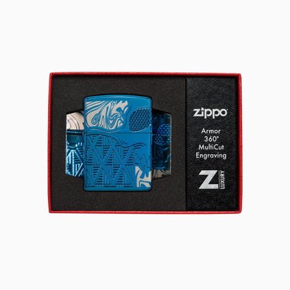 Zippo Armor Skull Design Windproof Lighter