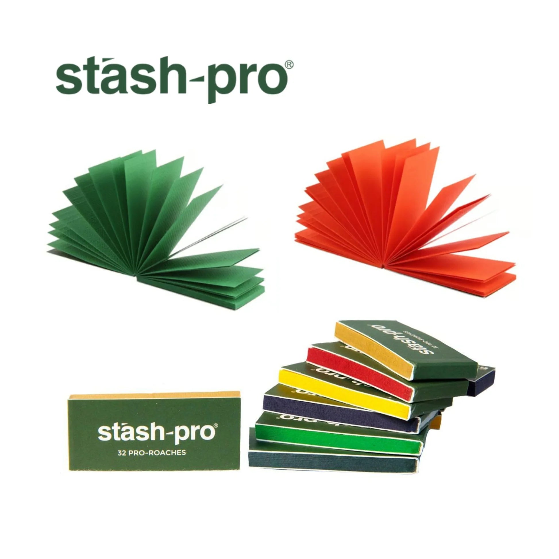 Stash pro Multi -Colour Roach (32 tips)