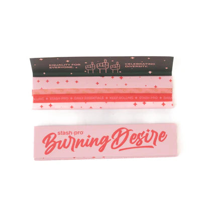 Stash pro Burning Desire Pink rolling paper (King size)